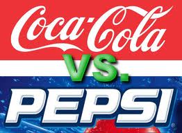 Coca Cola és Pepsi Cola, a nagy riválisok